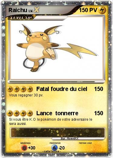 Pokemon Raichu