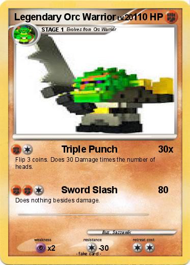 Pokemon Legendary Orc Warrior