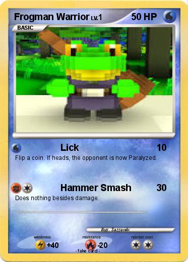 Pokemon Frogman Warrior
