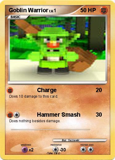 Pokemon Goblin Warrior