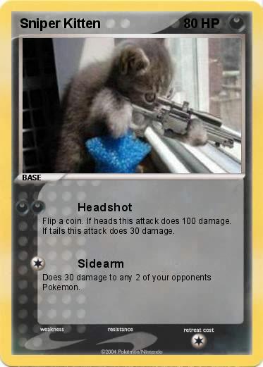 Pokemon Sniper Kitten