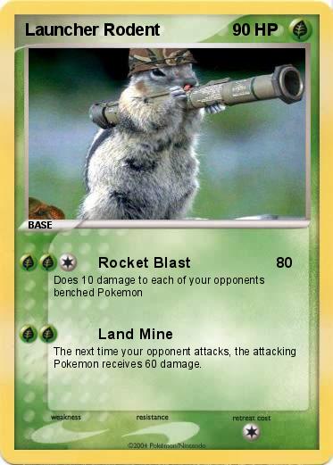 Pokemon Launcher Rodent