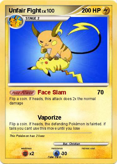 Pokemon Unfair Fight