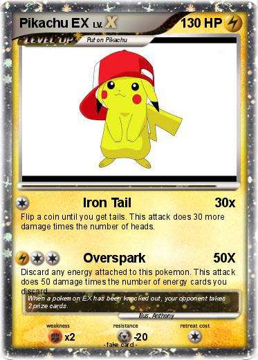 Pokemon Pikachu EX