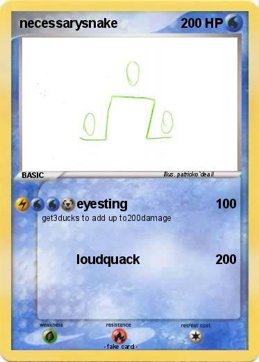 Pokemon necessarysnake