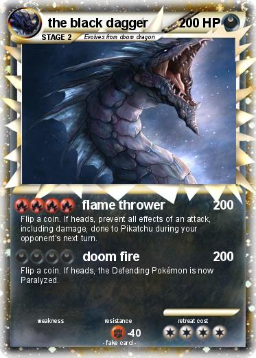 Pokemon the black dagger
