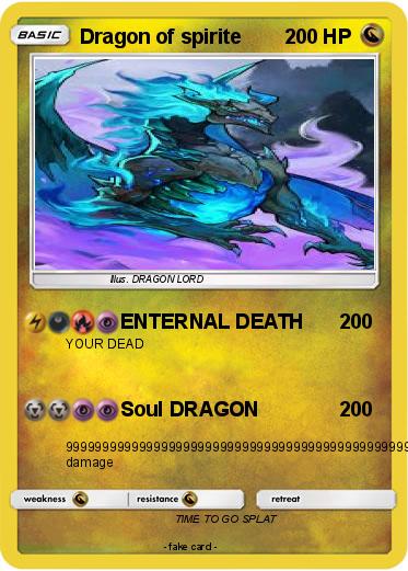 Pokémon Dragon of spirite - ENTERNAL DEATH - My Pokemon Card