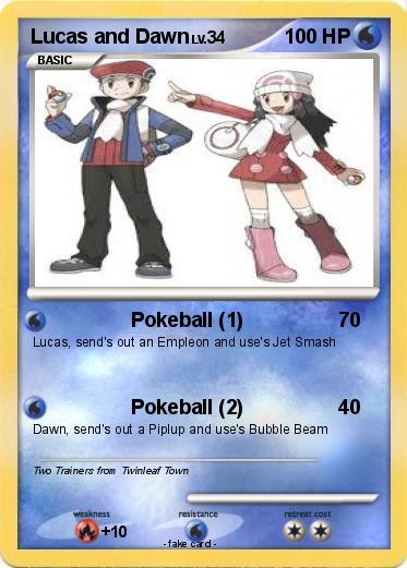 Pokemon Lucas and Dawn