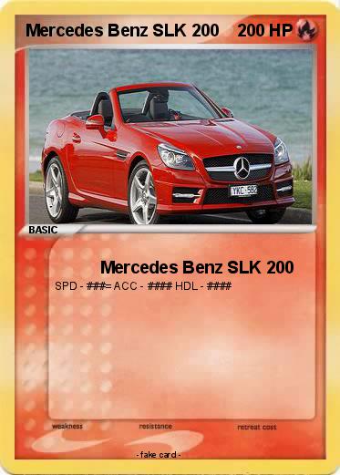 Pokemon Mercedes Benz SLK 200