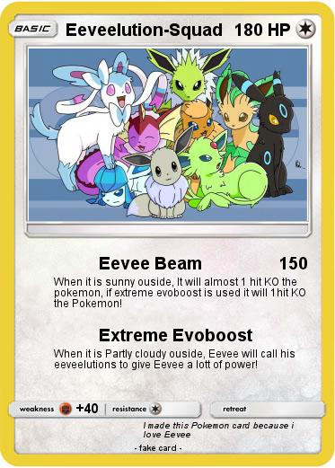 Pokemon Eeveelution-Squad