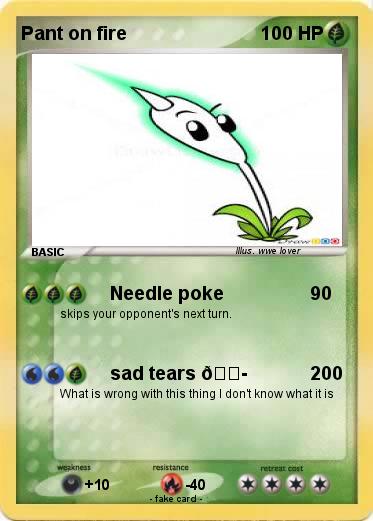 Pokemon Pant on fire