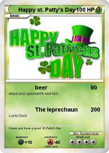 Pokemon Happy st. Patty's Day