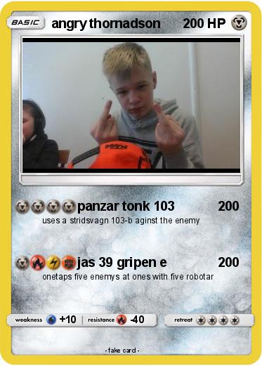 Pokemon angry thornadson