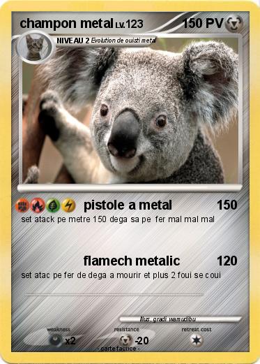 Pokemon champon metal