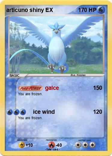 Pokemon articuno shiny EX