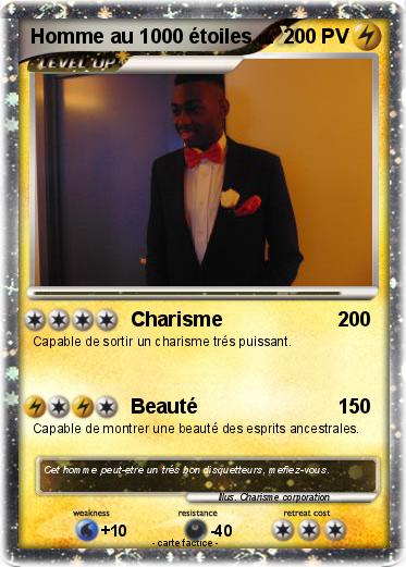 Pokemon Homme au 1000 étoiles