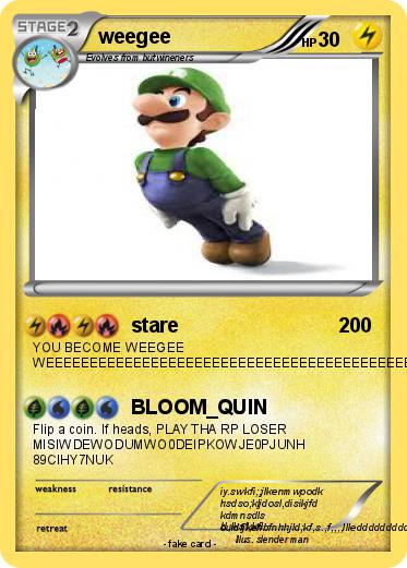 Pokemon weegee