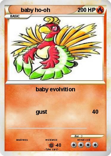 Pokemon baby ho-oh