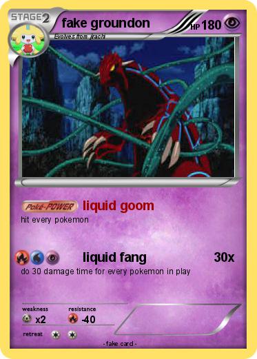 Pokemon fake groundon