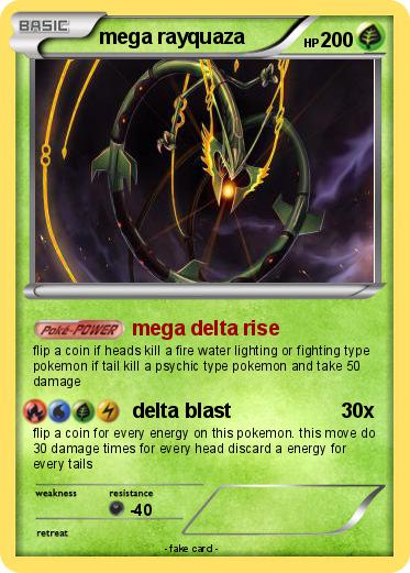 Pokemon mega rayquaza