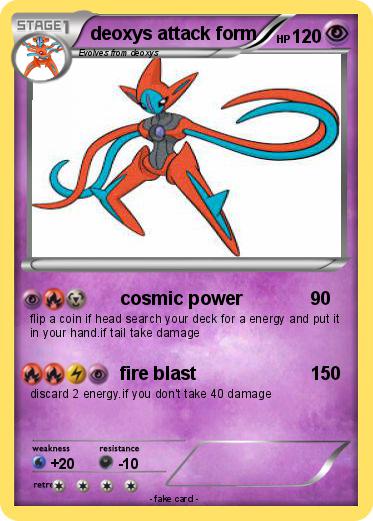 Pokemon deoxys attack form