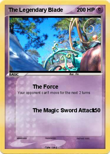 Pokemon The Legendary Blade