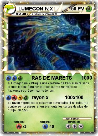 Pokemon LUMEGON lv.X