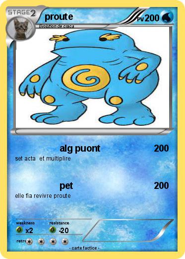 Pokemon proute