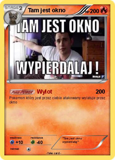 Pokemon Tam jest okno