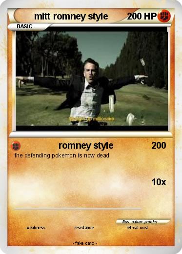 Pokemon mitt romney style