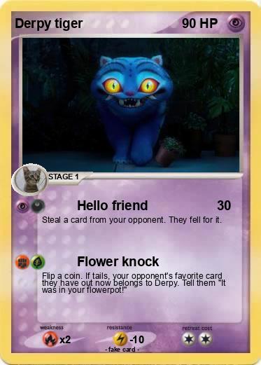 Pokemon Derpy tiger