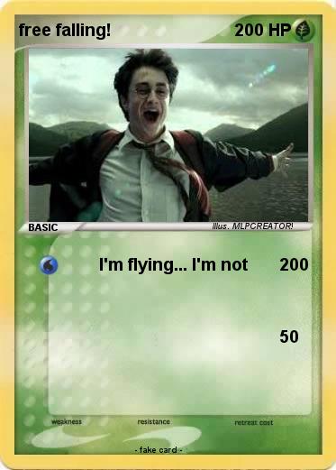 Pokemon free falling!