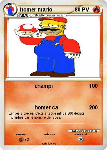 Pokemon homer mario