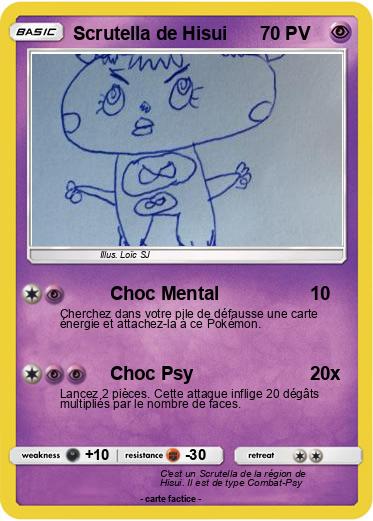 Pokemon Scrutella de Hisui
