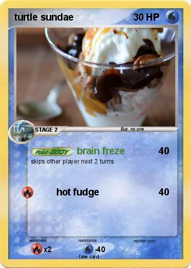 Pokemon turtle sundae