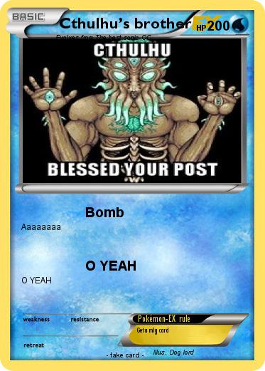 Pokemon Cthulhu’s brother