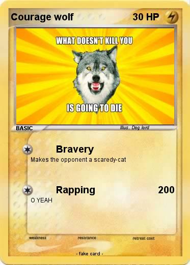 Pokemon Courage wolf
