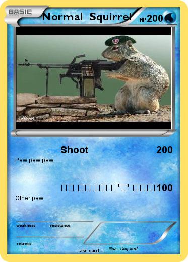 Pokemon Normal  Squirrel