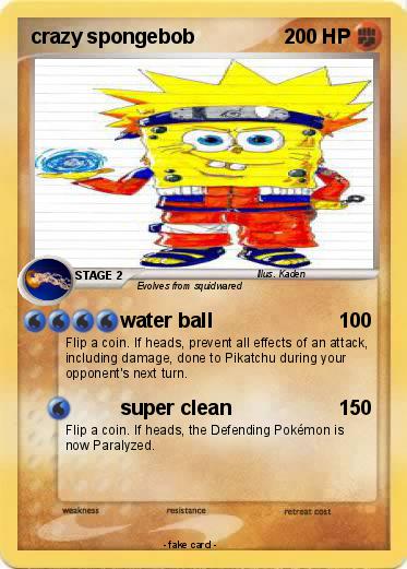 Pokemon crazy spongebob