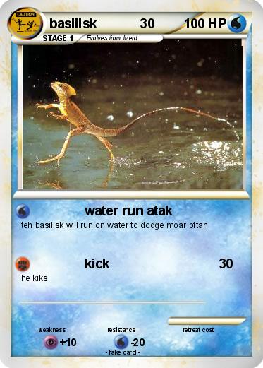 Pokemon basilisk            30