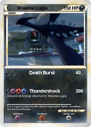 Pokemon Shadow Lugia