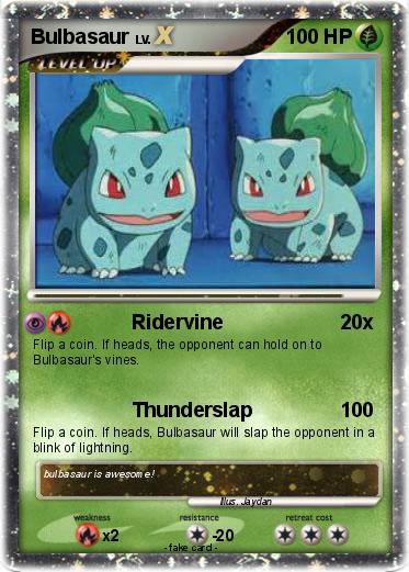 Pokemon Bulbasaur