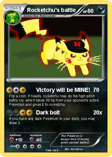 Pokemon Rocketchu's battle