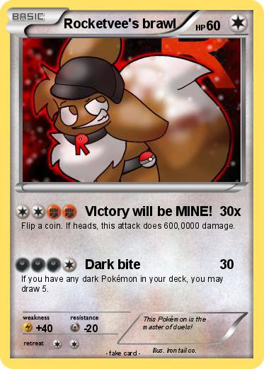 Pokemon Rocketvee's brawl