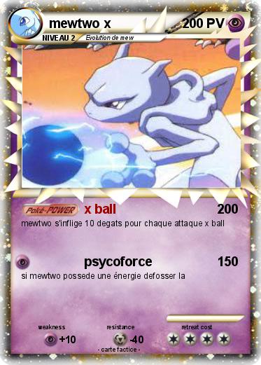 Pokemon mewtwo x