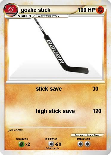 Pokemon goalie stick