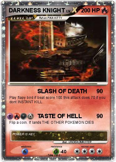 Pokemon DARKNESS KNIGHT