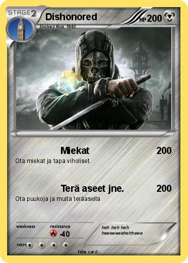 Pokemon Dishonored
