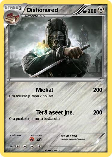 Pokemon Dishonored