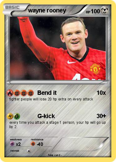 Pokemon wayne rooney